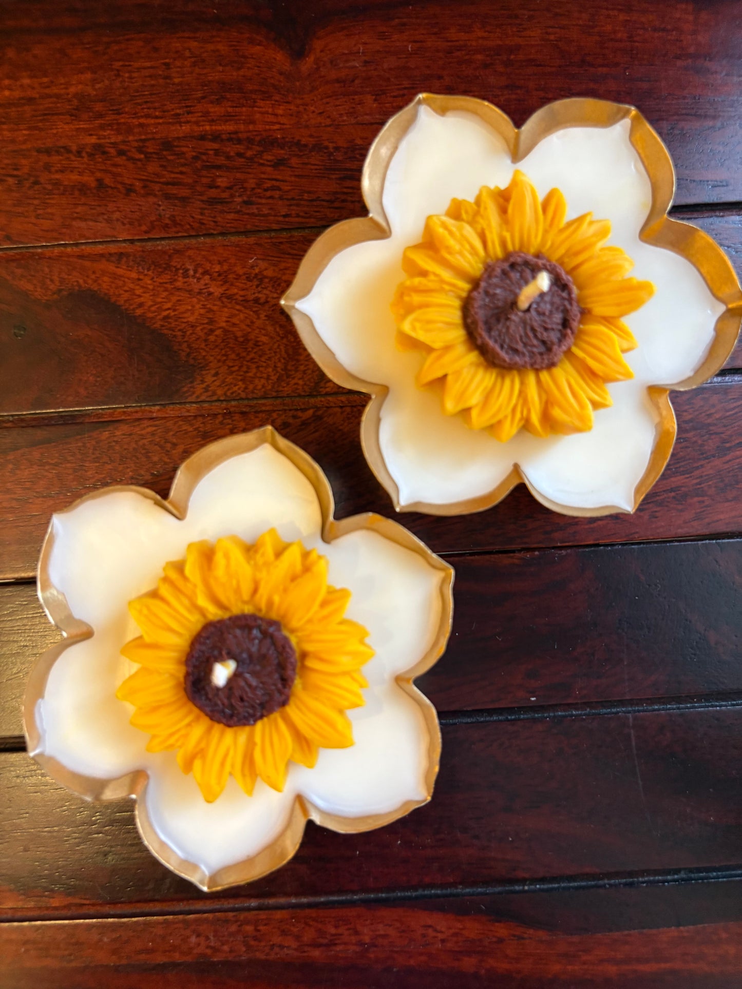 Sunflower Urli Candle