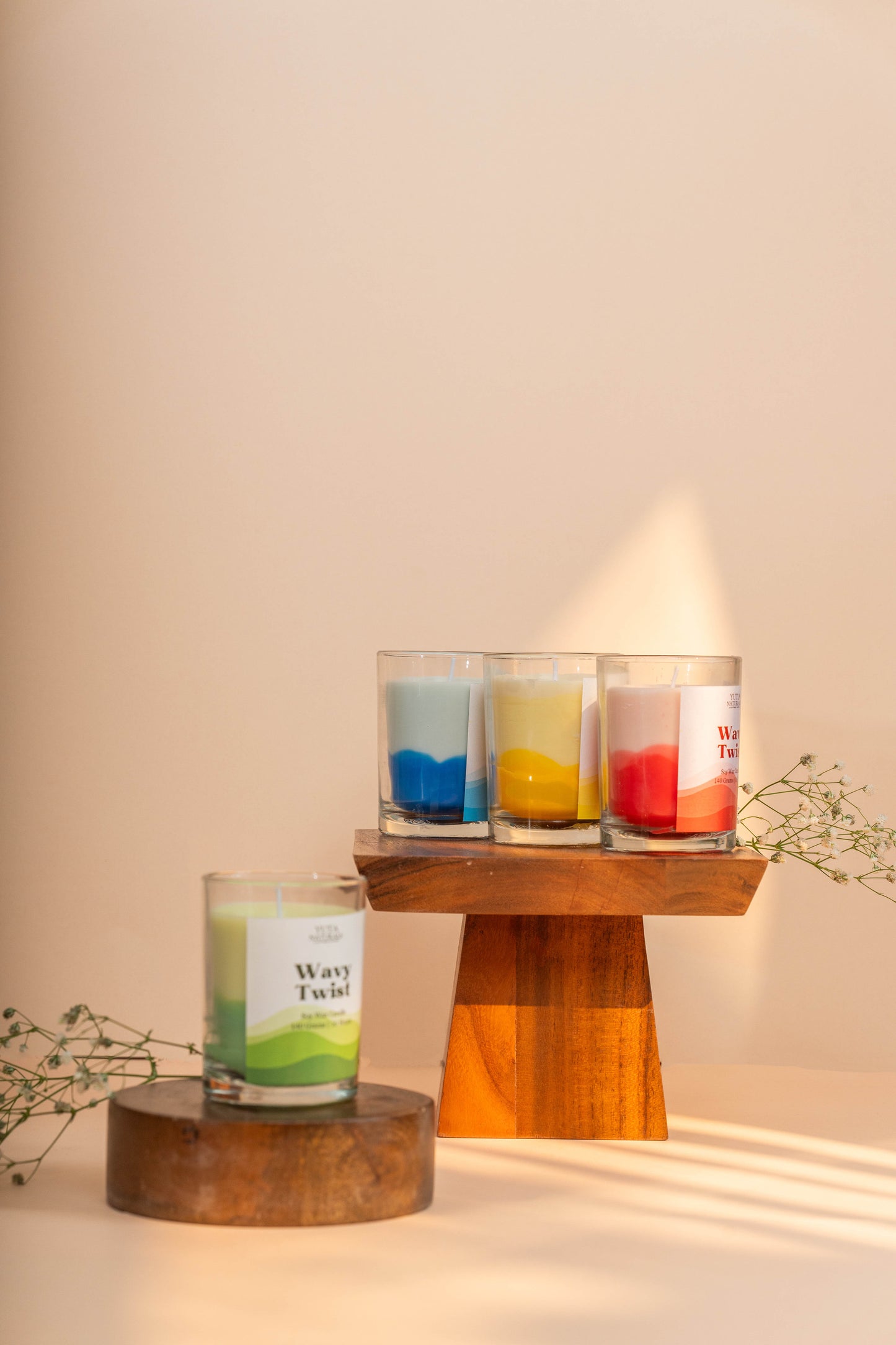 Wavy Twist Candle