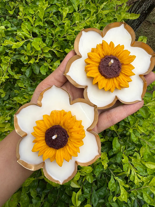 Sunflower Urli Candle